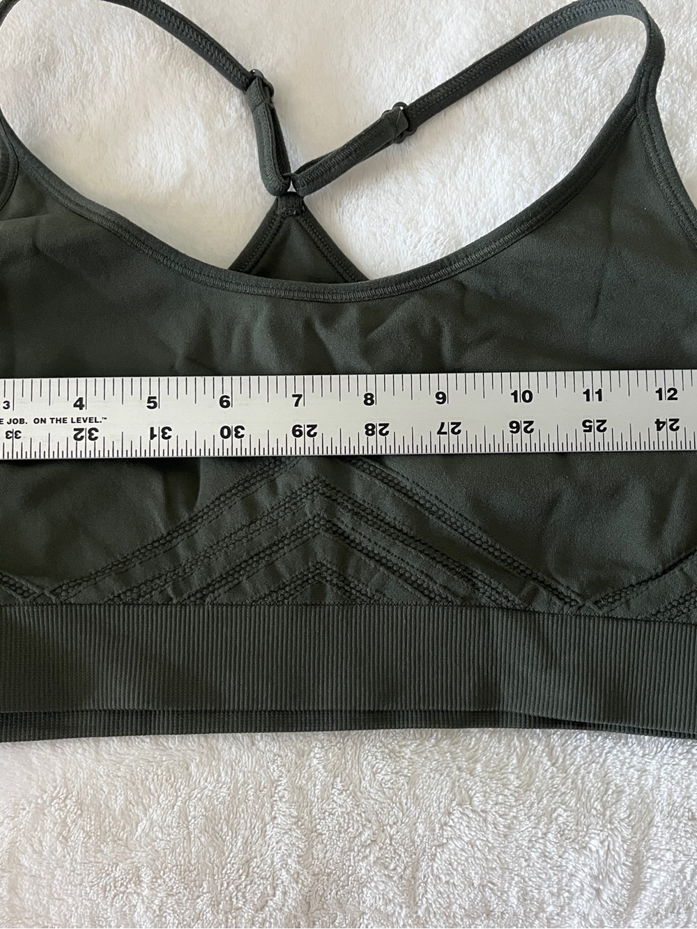 DSG Olive Skort with mesh shorts and Tie waist Tank, Matching Bralette - Picture 11 of 12